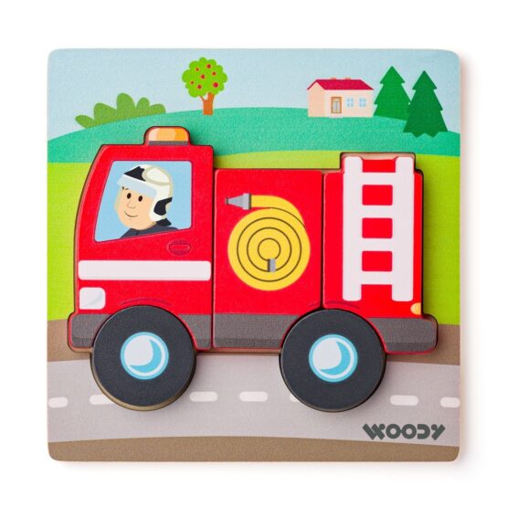 Woody Puzzle Detský hasič