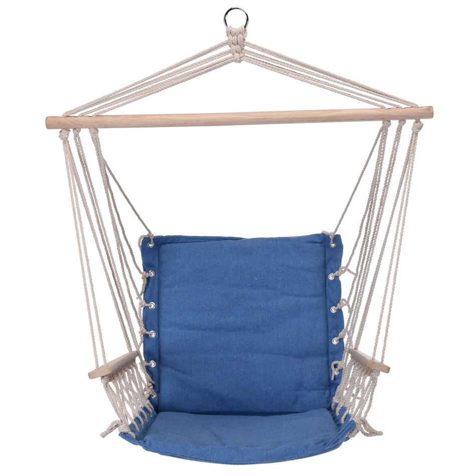 Závesné hojdacie kreslo Comfortable modrá