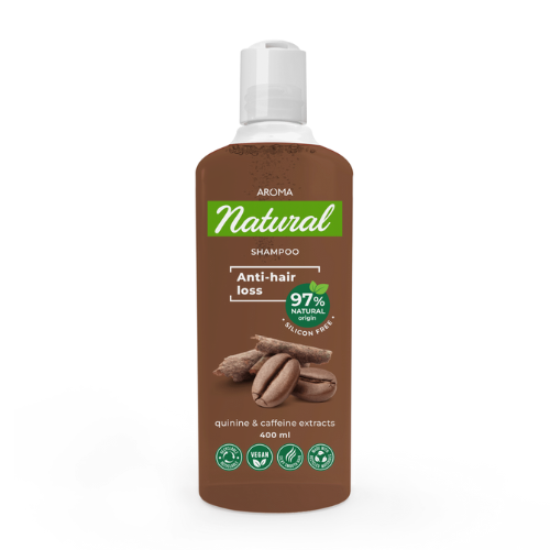 Šampón proti vypadávaniu vlasov Chinín a kofeín Aroma 400 ml