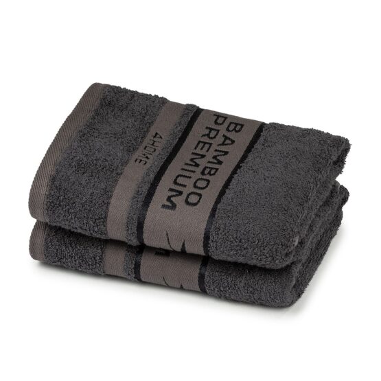 4Home Bamboo Premium uterák tmavosivá