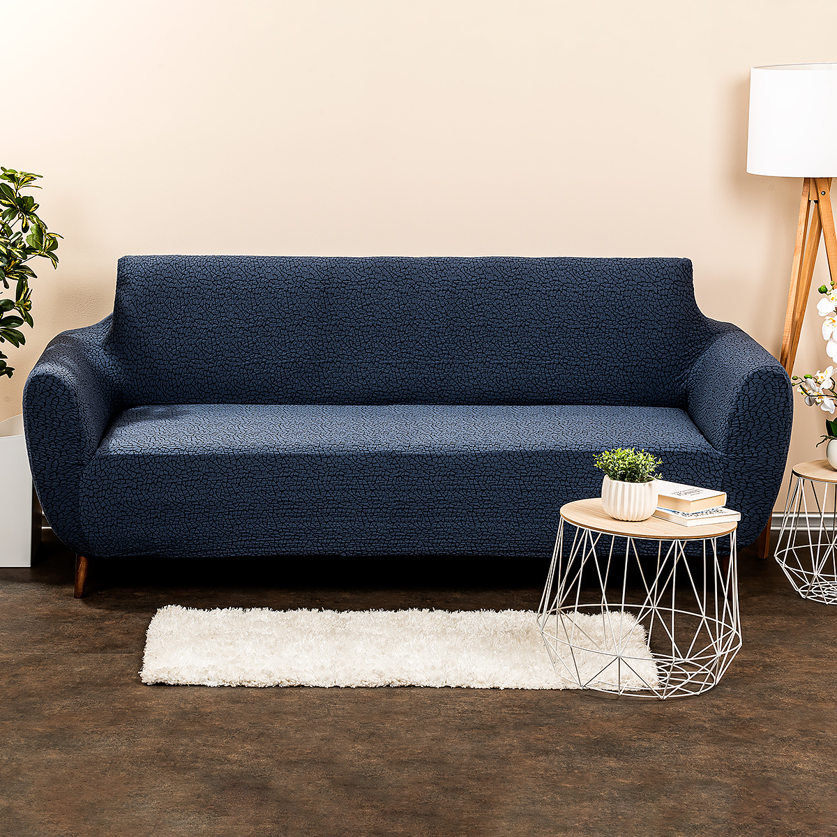 4Home Multielastický poťah na sedačku Comfort Plus modrá