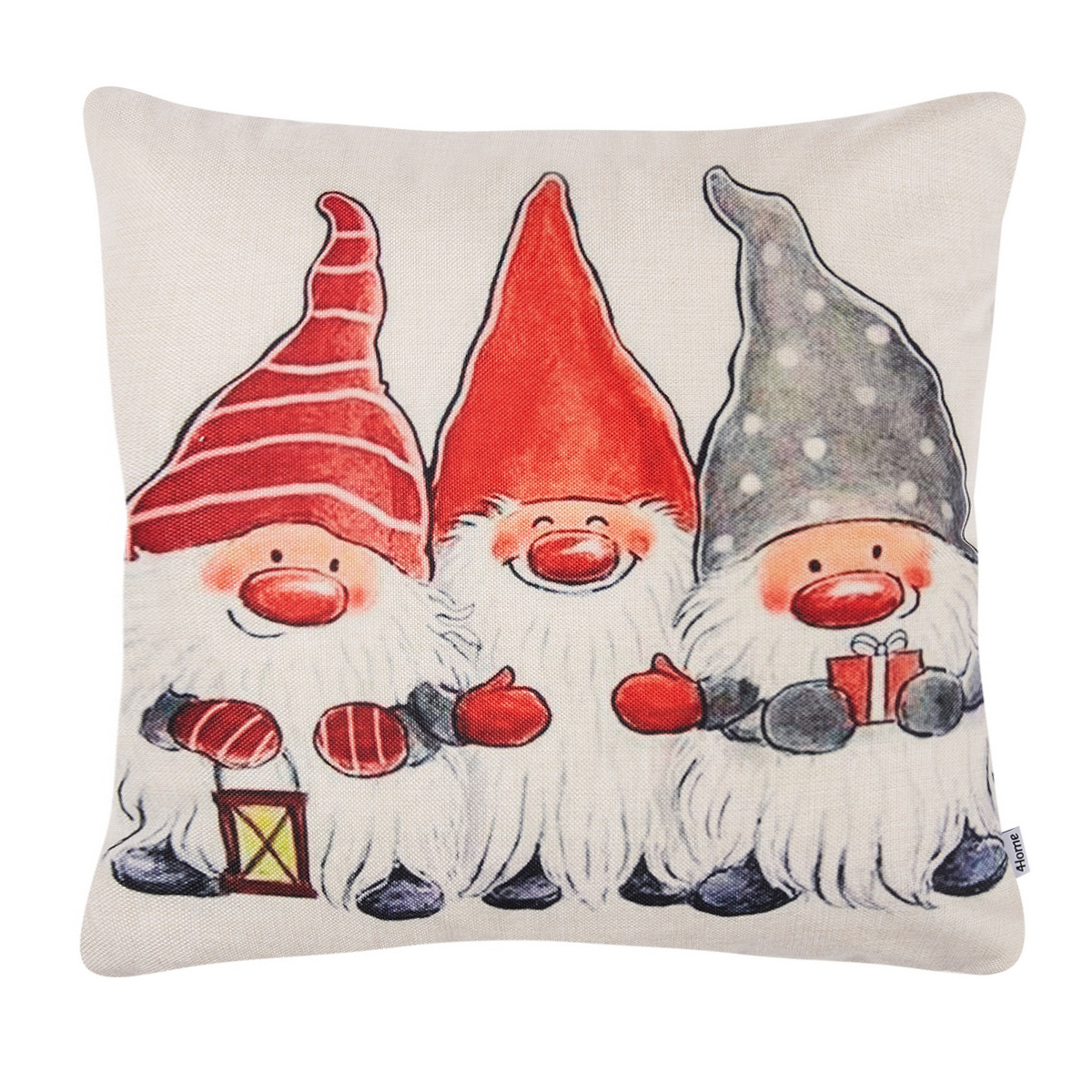 4Home Obliečka na vankúšik Christmas Dwarfs