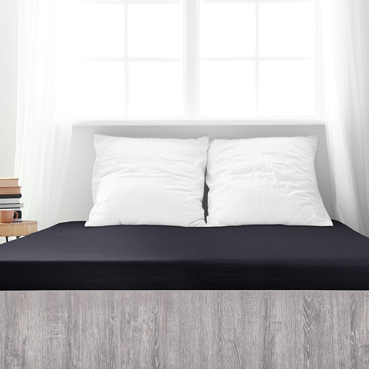 4Home jersey prestieradlo Premium čierna