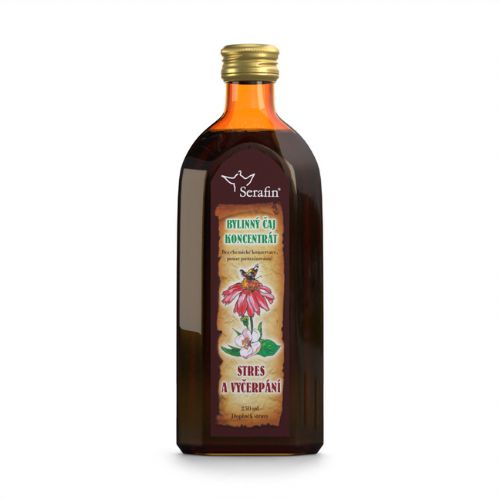 Stres a vyčerpanie - čajový koncentrát Serafin 250ml