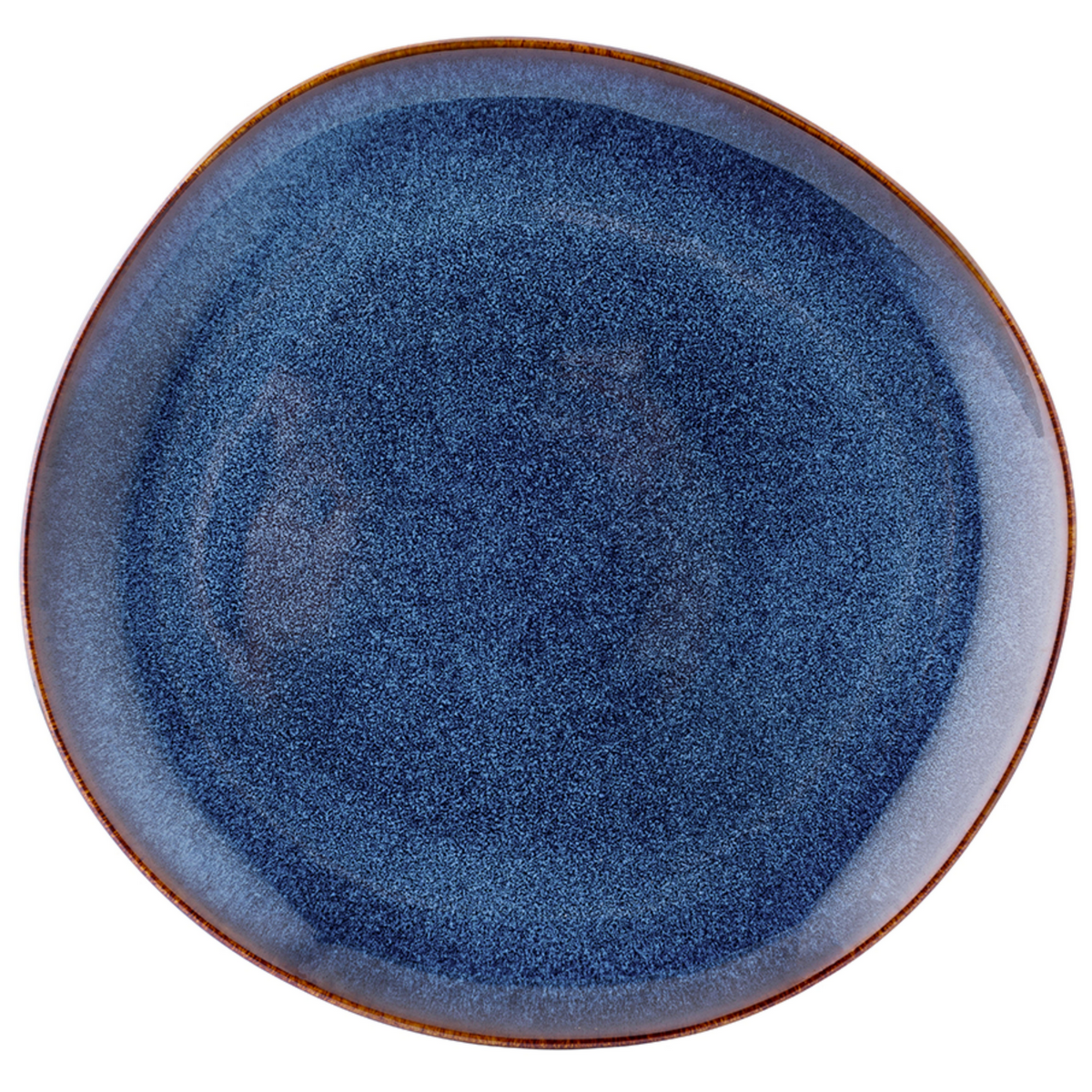 Altom Keramický plytký tanier Reactive Navy Blue 25