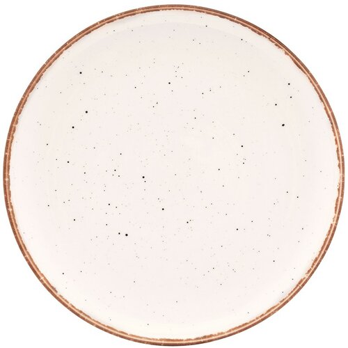Altom Porcelánový plytký tanier Reactive Ivory