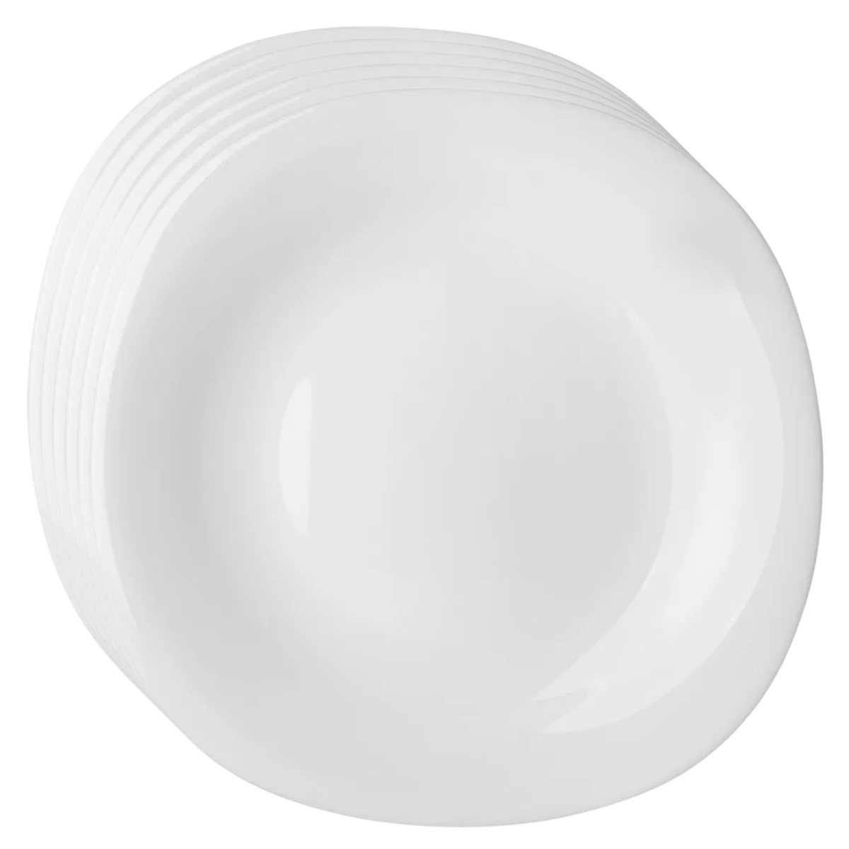 Altom Sada dezertných tanierov z opálového skla White harmony 21