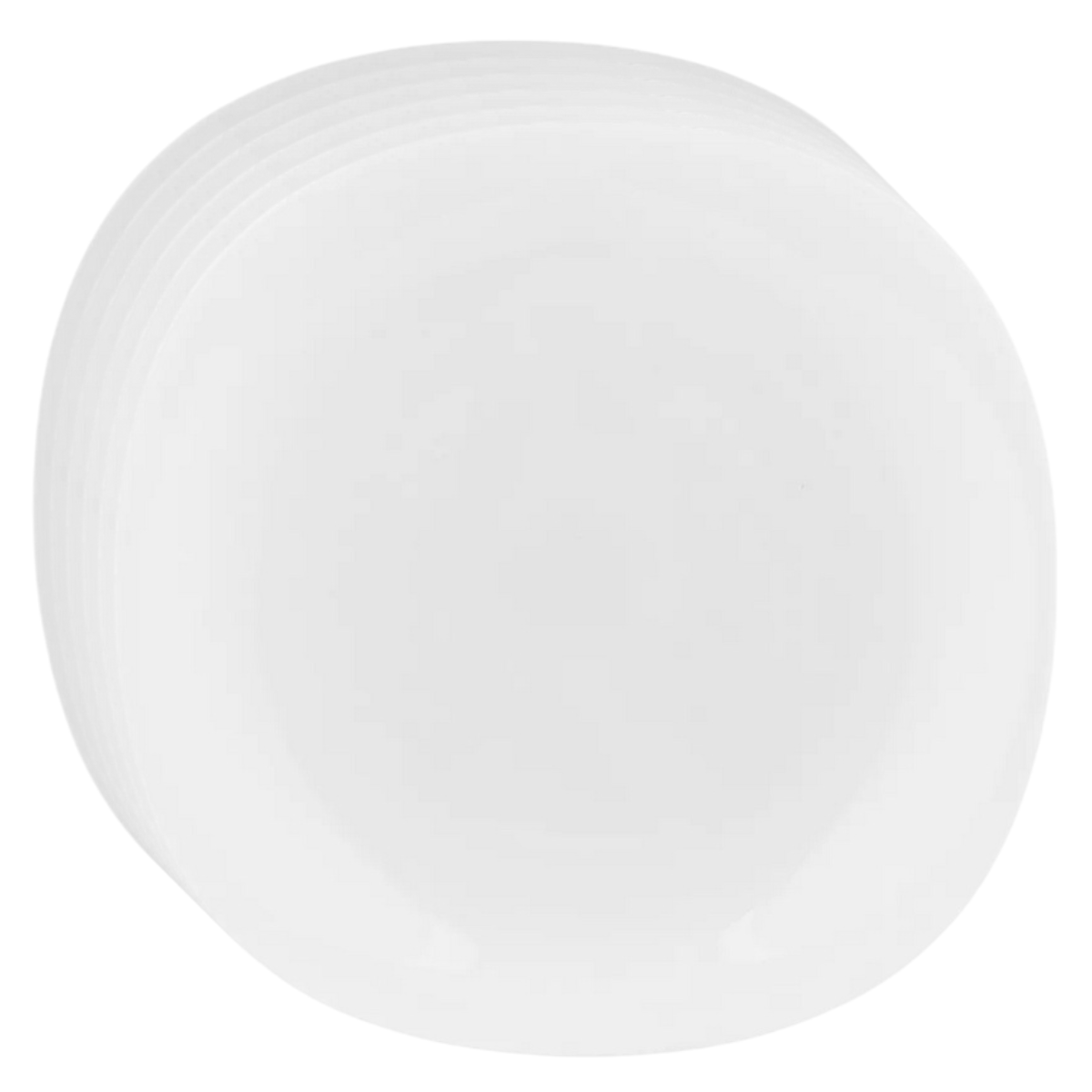 Altom Sada plytkých tanierov z opálového skla White harmony 28 cm