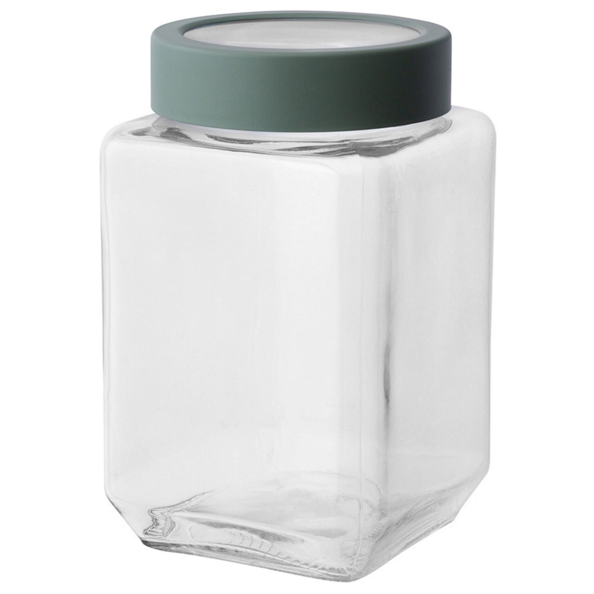 Altom Sklenená hranatá dóza s vekom 700 ml