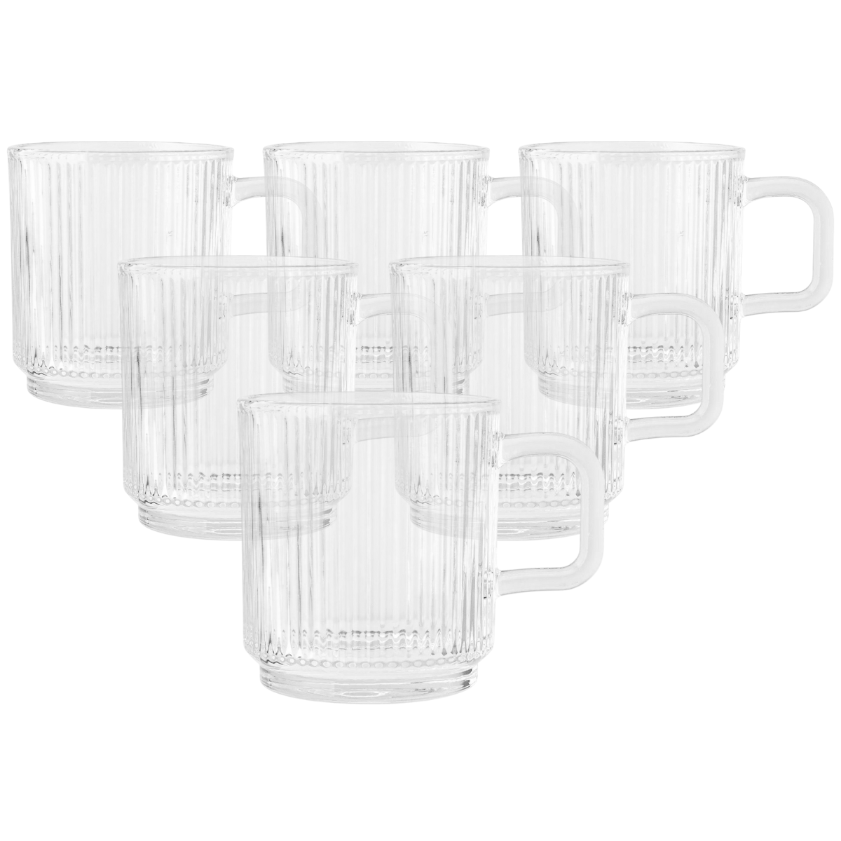 Altom Sklenený hrnček Selena 360 ml