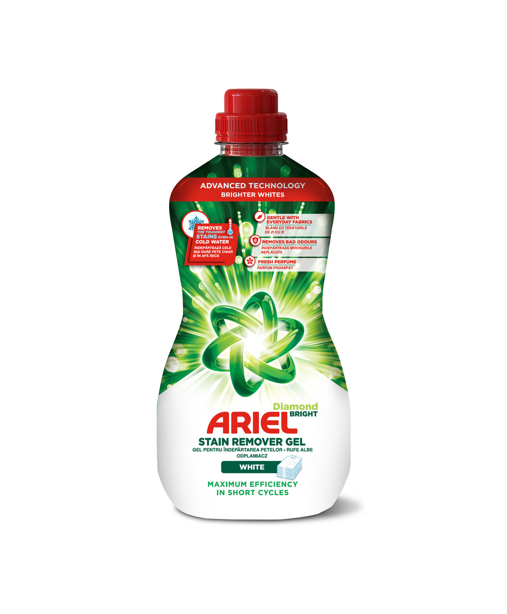 Ariel odstraňovač škvŕn na bielu bielizeň gél