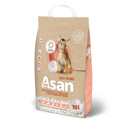 Asan Cat Ekologická podstielka pre mačky Pure