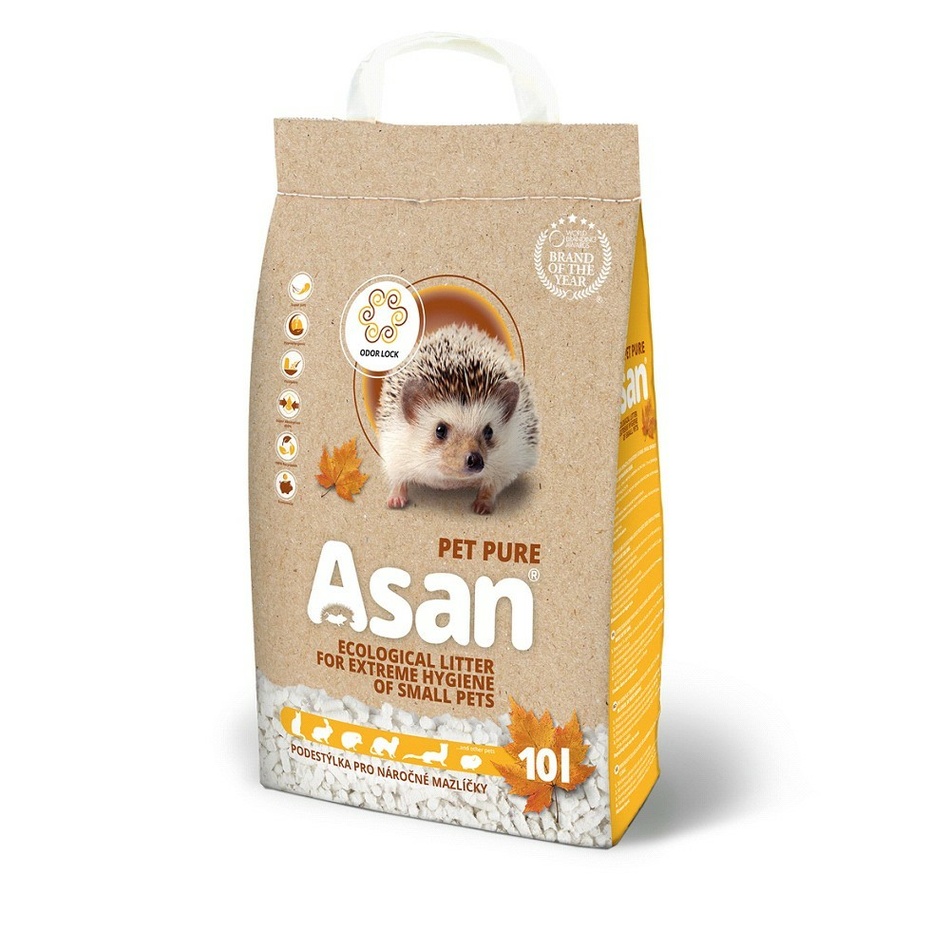 Asan Pet Ekologické podstielka pre drobné zvieratá Pure