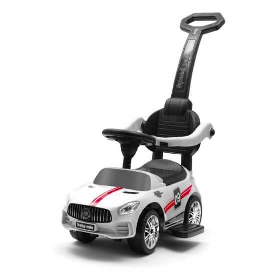 Baby Mix Detské odrážadlo so zvukom a vodiacoutyčou Racer