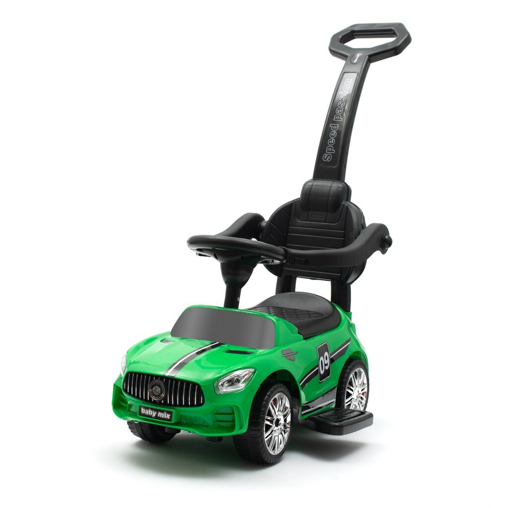 Baby Mix Detské odrážadlo so zvukom a vodiacoutyčou Racer