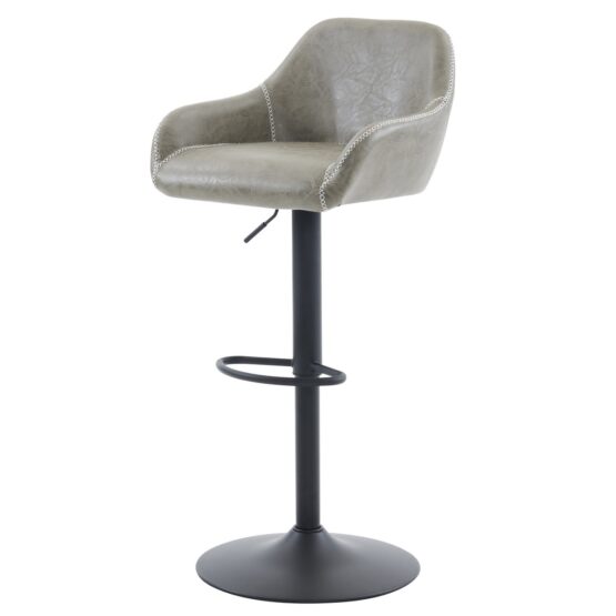 Barová stolička z ekokože B-716 GREY3