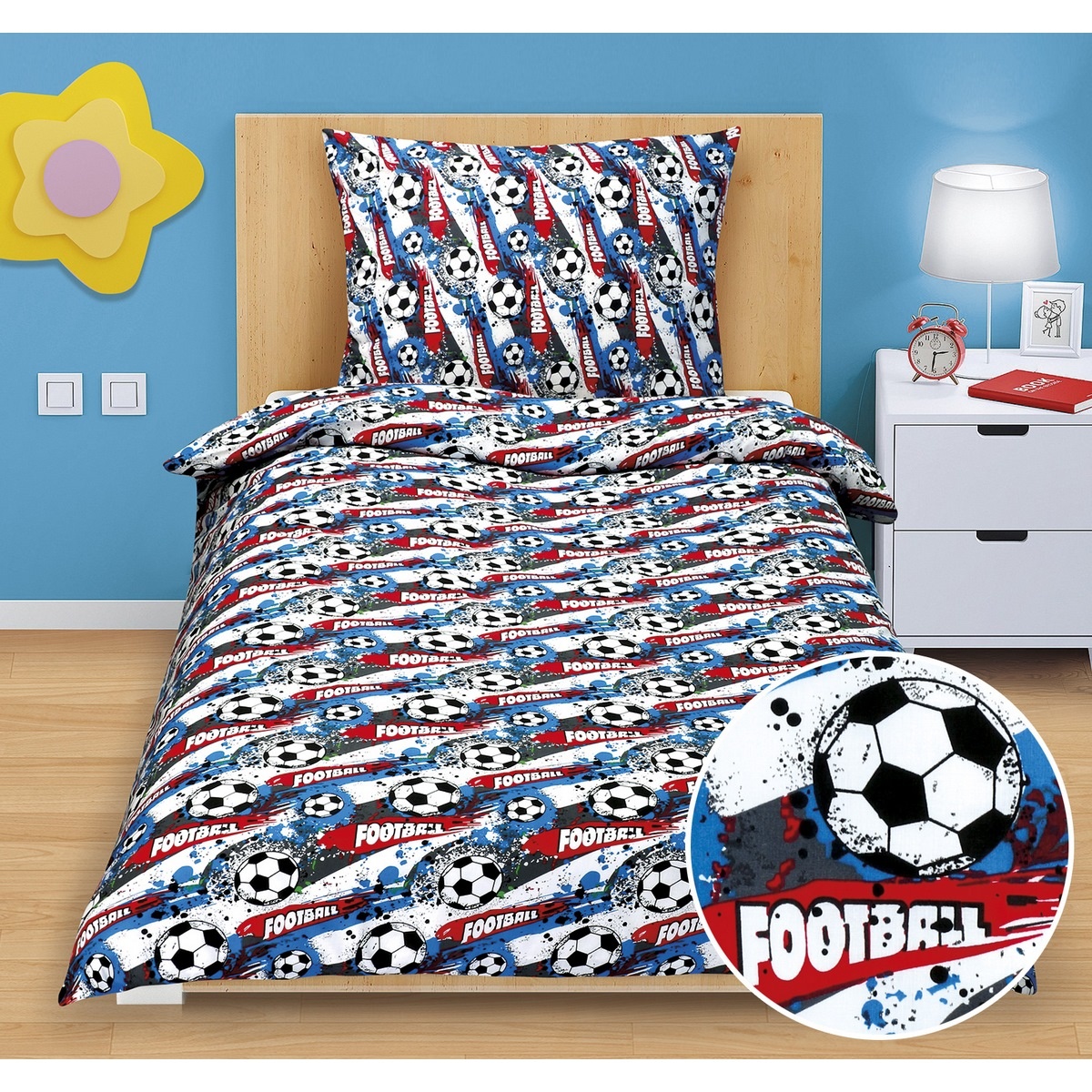 Bellatex Bavlnené obliečky Junior Futbal