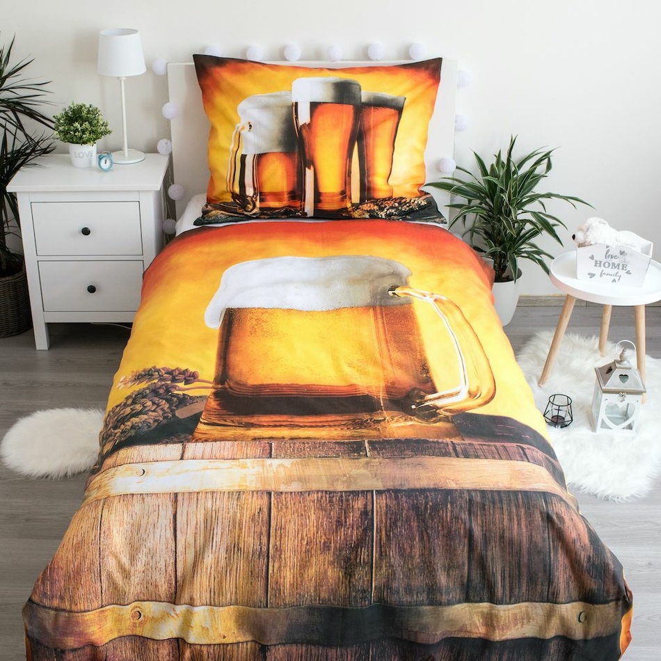 Jerry Fabrics Bavlnené obliečky Pivo