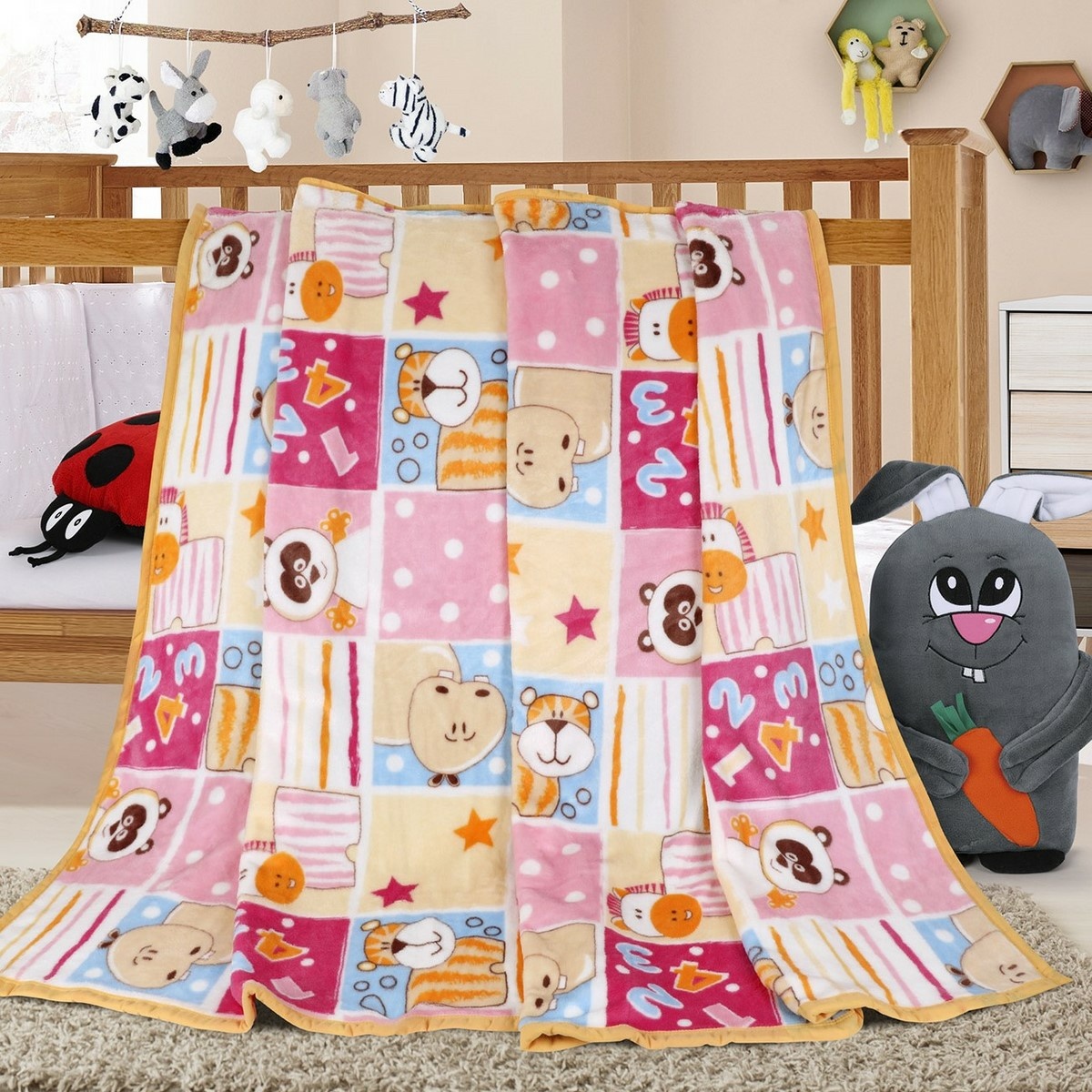 Bellatex Deka Ella Patchwork ružová