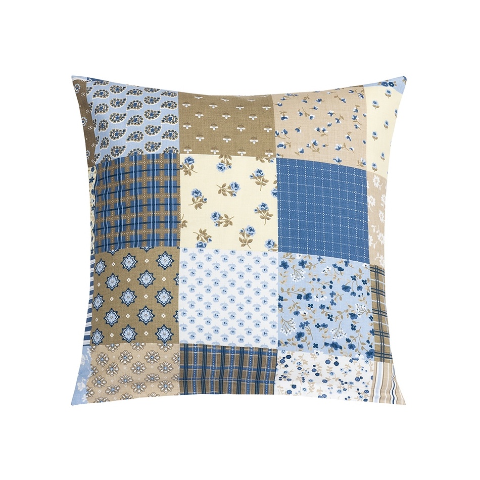 Bellatex Vankúšik Adela Patchwork modrá