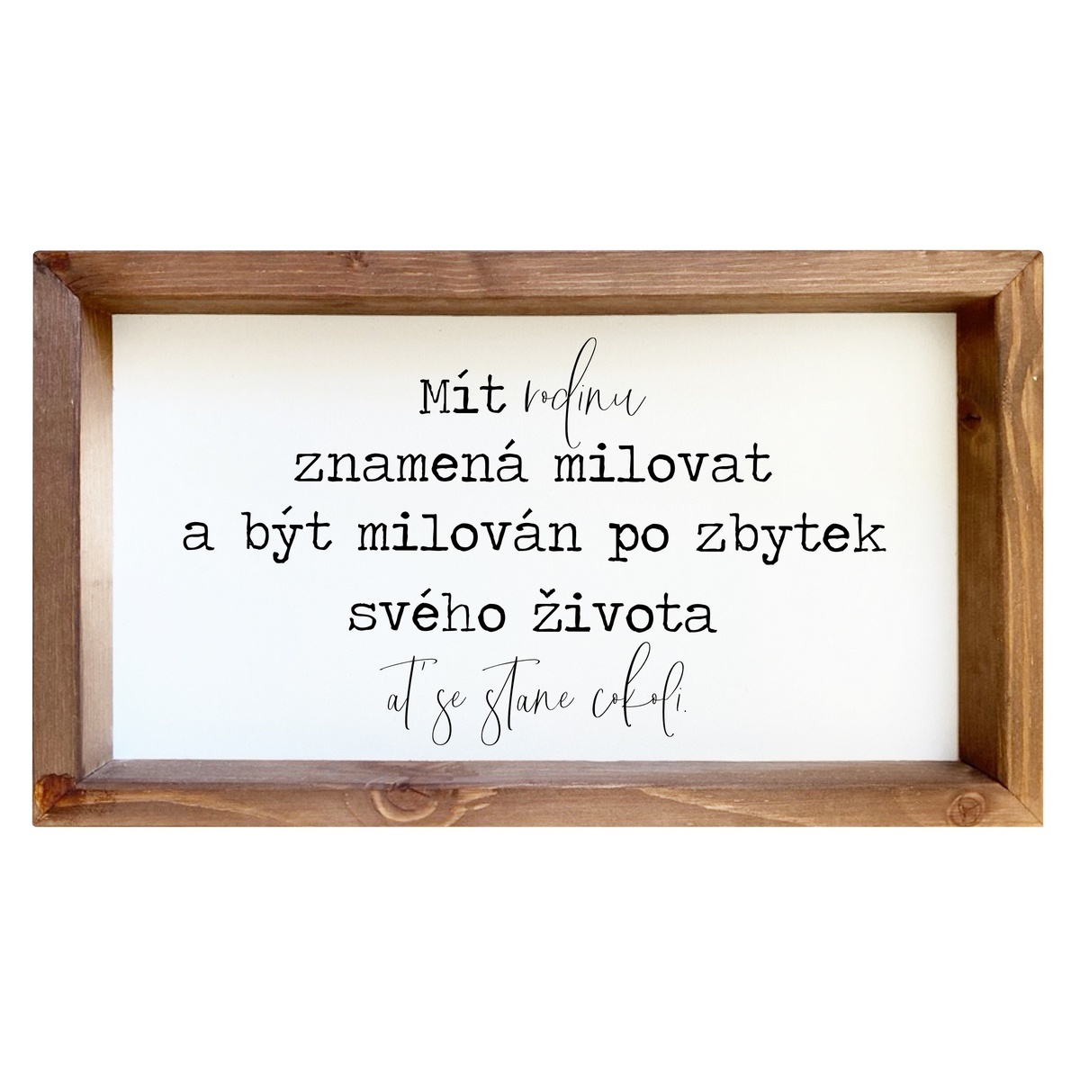 Bohemia Gifts Dekoračný obrázok - Mít rodinu