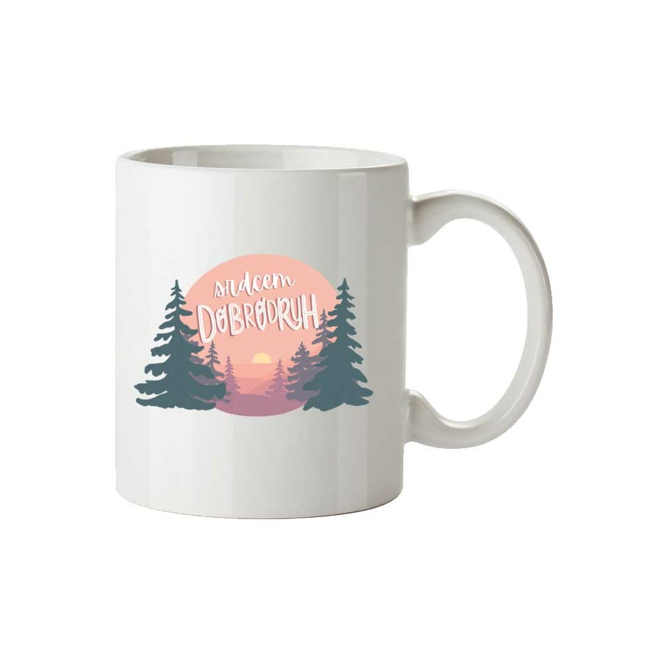 Bohemia Gifts Keramický hrnček - Srdcem dobrodruh