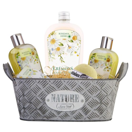 Bohemia Gifts Kozmetický darčekový kôš Harmanček