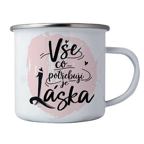 Bohemia Gifts Plechový hrnček - Pro zamilované