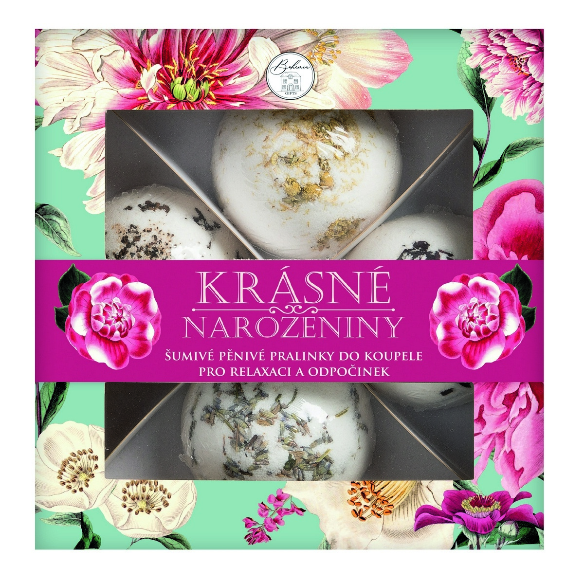 Bohemia Gifts Pralinky do kúpeľa - K narodeninám