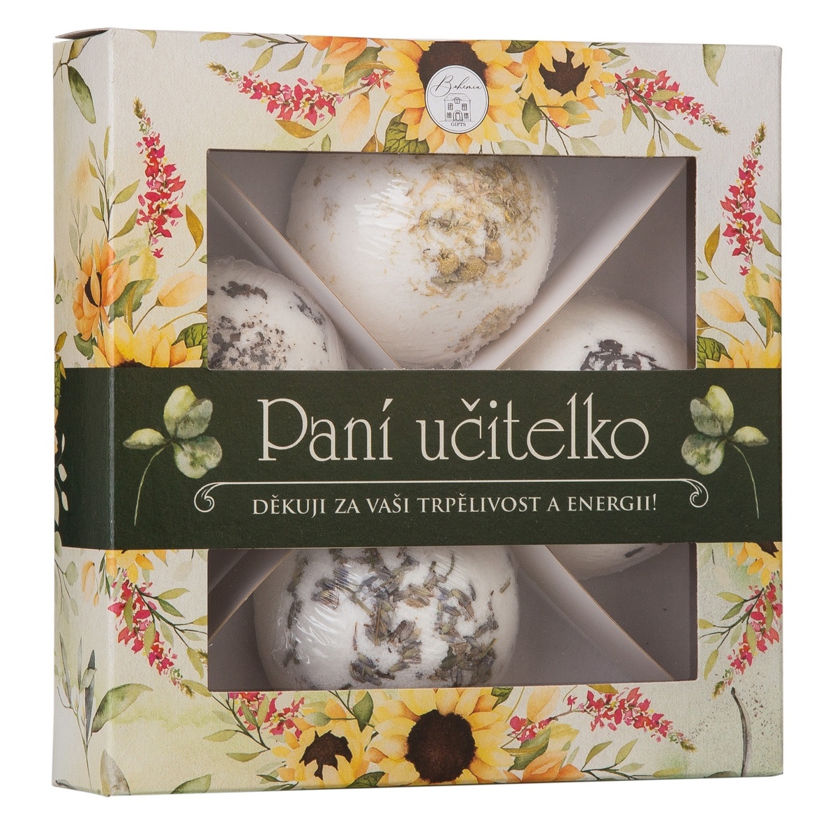 Bohemia Gifts Pralinky do kúpeľa - Paní učitelko