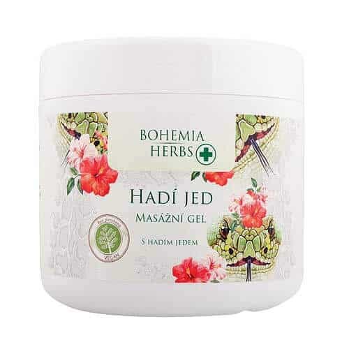 Bohemia Herbs Masážny gél s hadím jedom