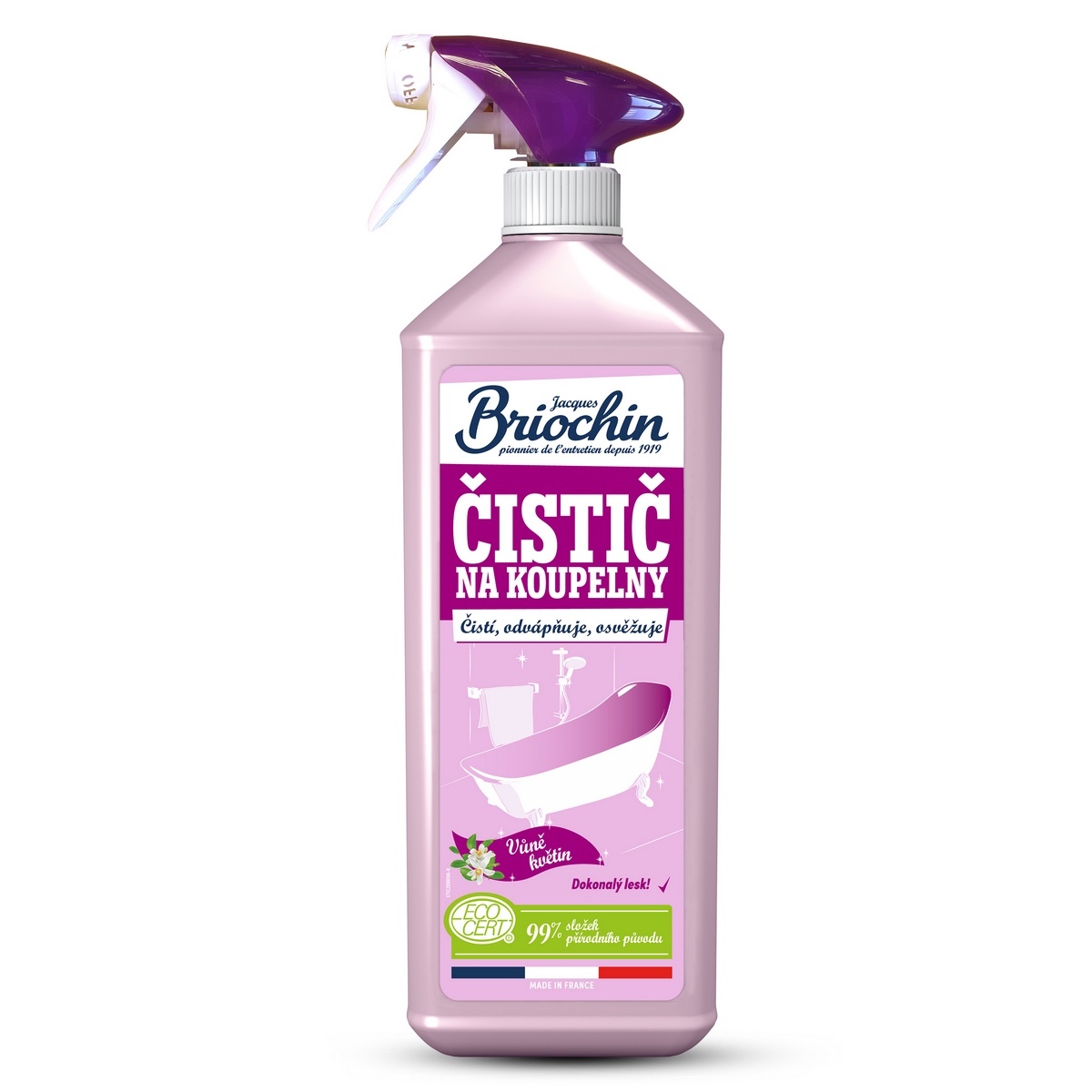 Briochin Čistič na kúpeľne - kvety