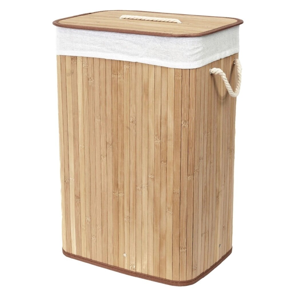 Compactor Kôš na špinavú bielizeň Bamboo hranatý