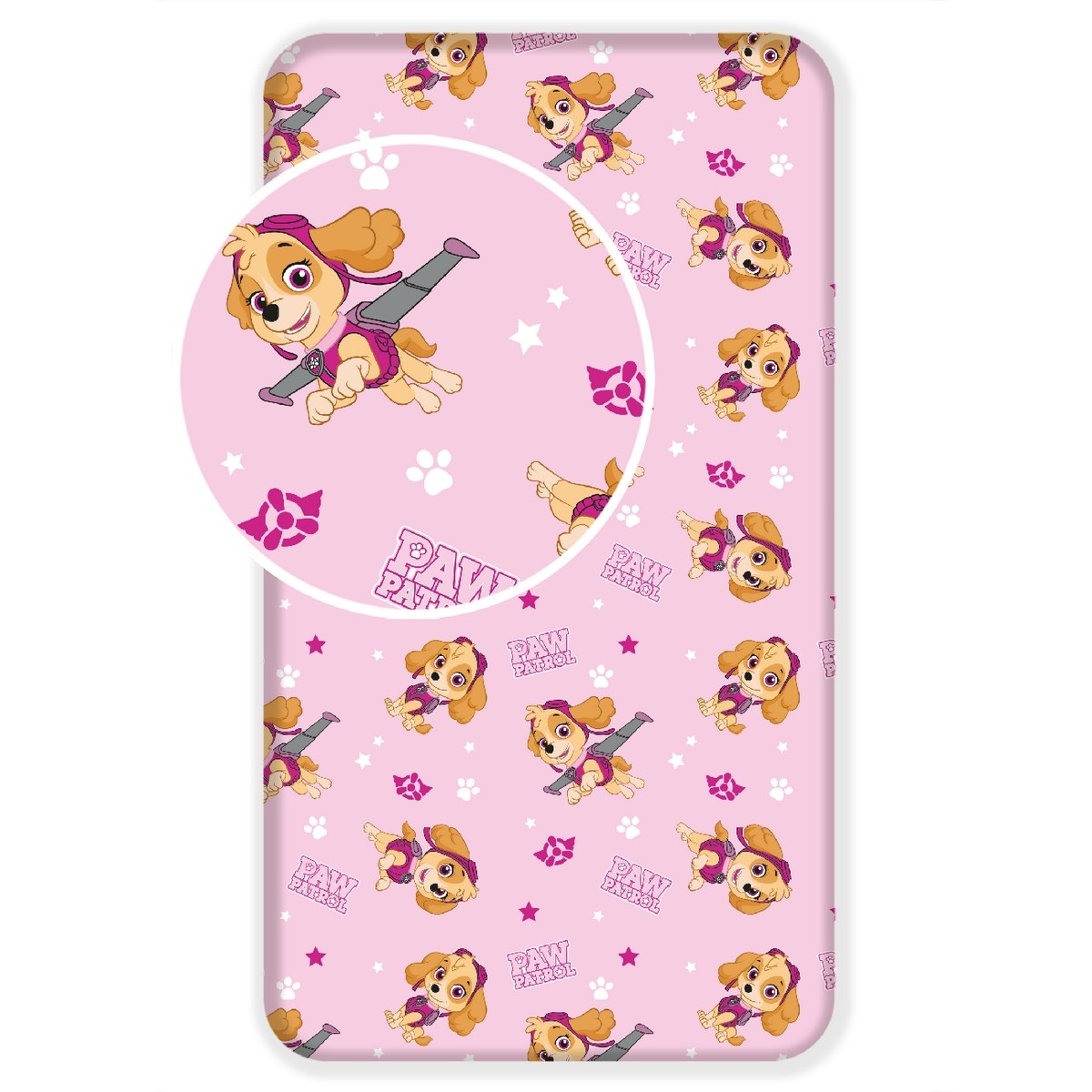 Jerry Fabrics Detské bavlnené prestieradlo Paw Patrol 122
