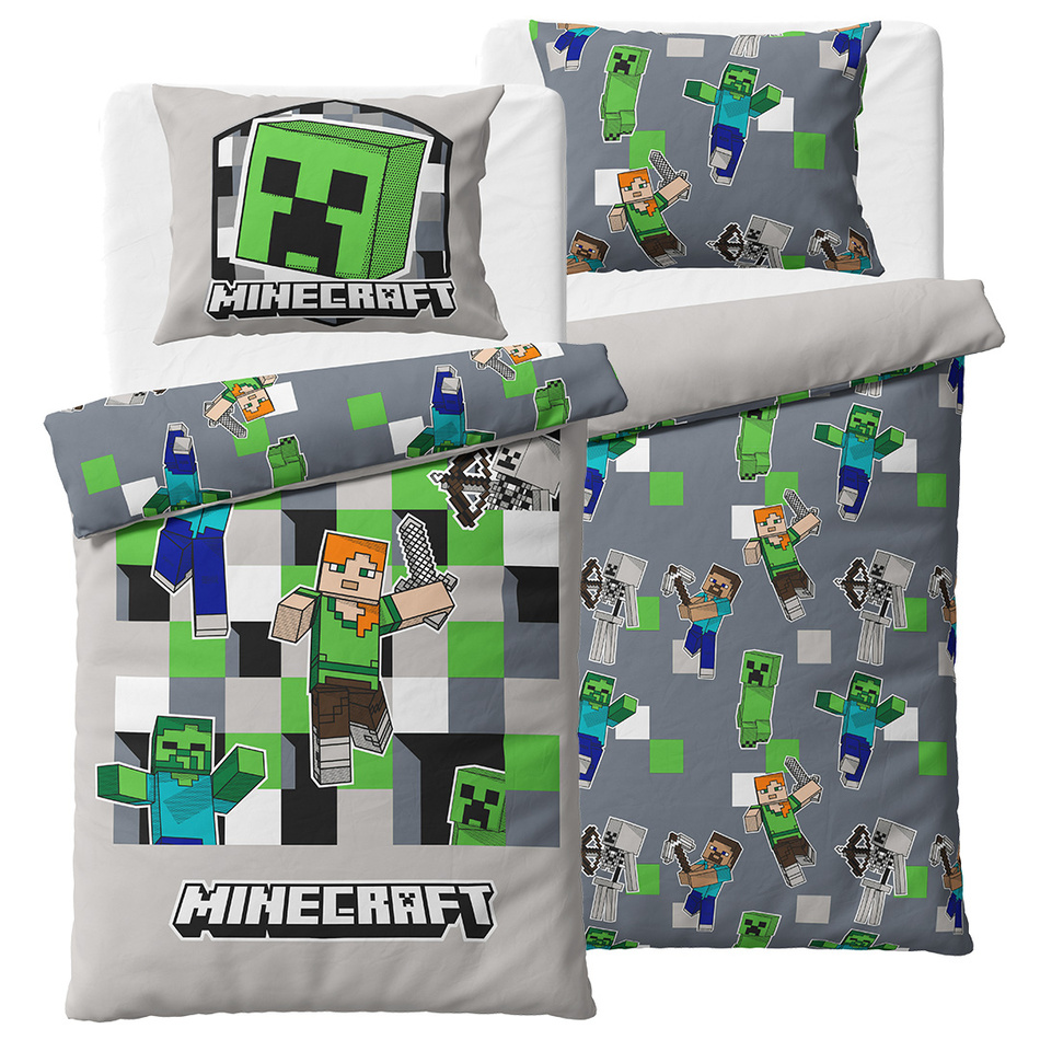 Detské obliečky Minecraft Objav svoj Svet