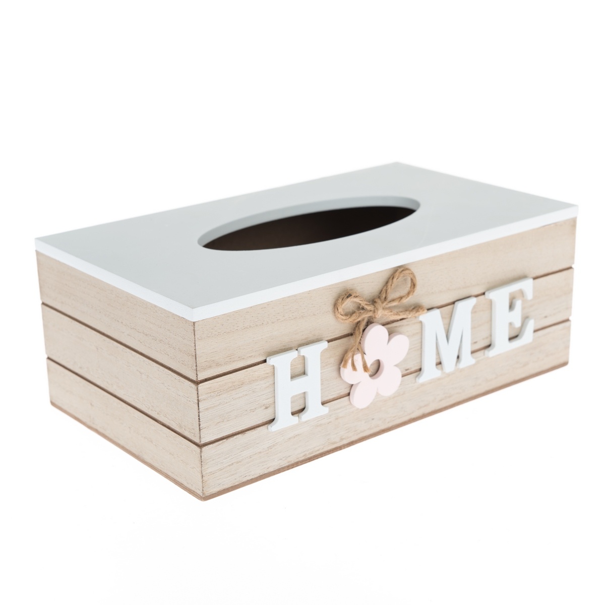 Drevený box na vreckovky Home flower
