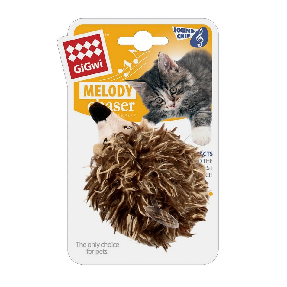GiGwi Hračka pre mačky Melody Chaser Ježko
