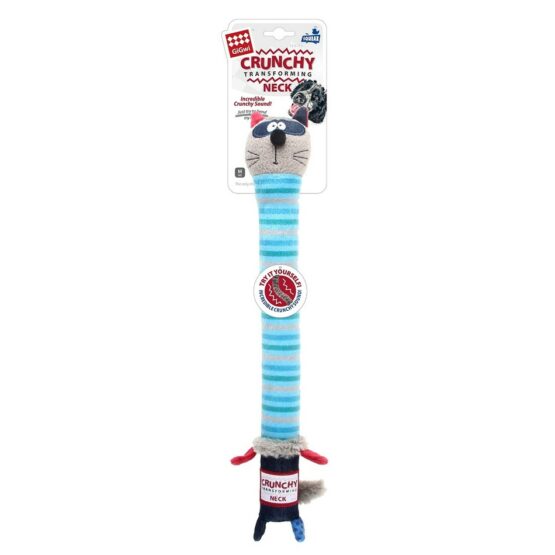 GiGwi Plyšová hračka s chrumkavým krkom Plush Friendz mýval M