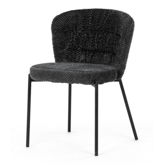 Jedálenská stolička Bouclé CT-W1077 GREY2