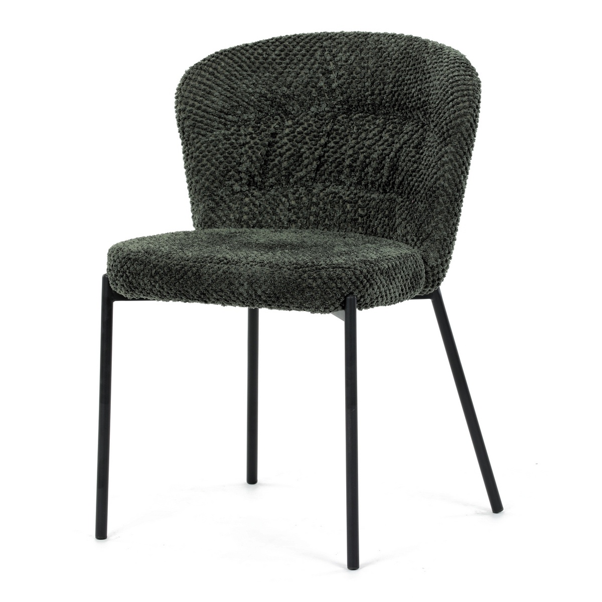 Jedálenská stolička Bouclé CT-W1077 GRN2
