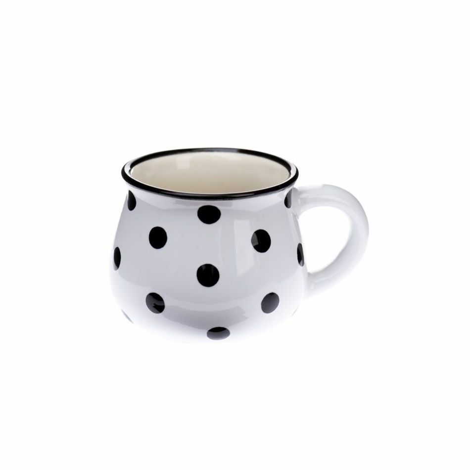 Keramický hrnček Dots 75 ml