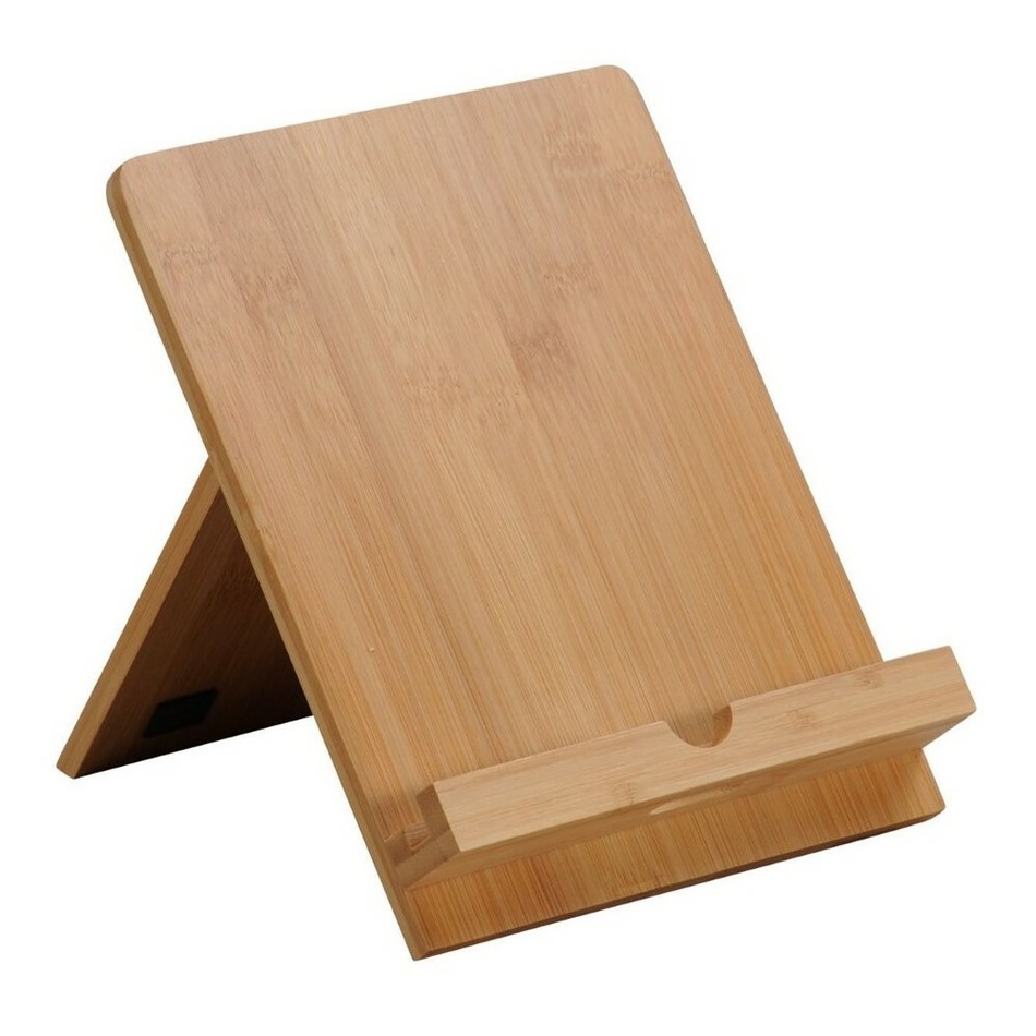 Kesper 58016 Stojan na tablet alebo kuchársku knihu bambus