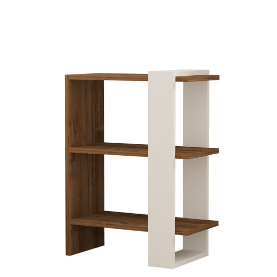 Knižnica Gaye Walnut White