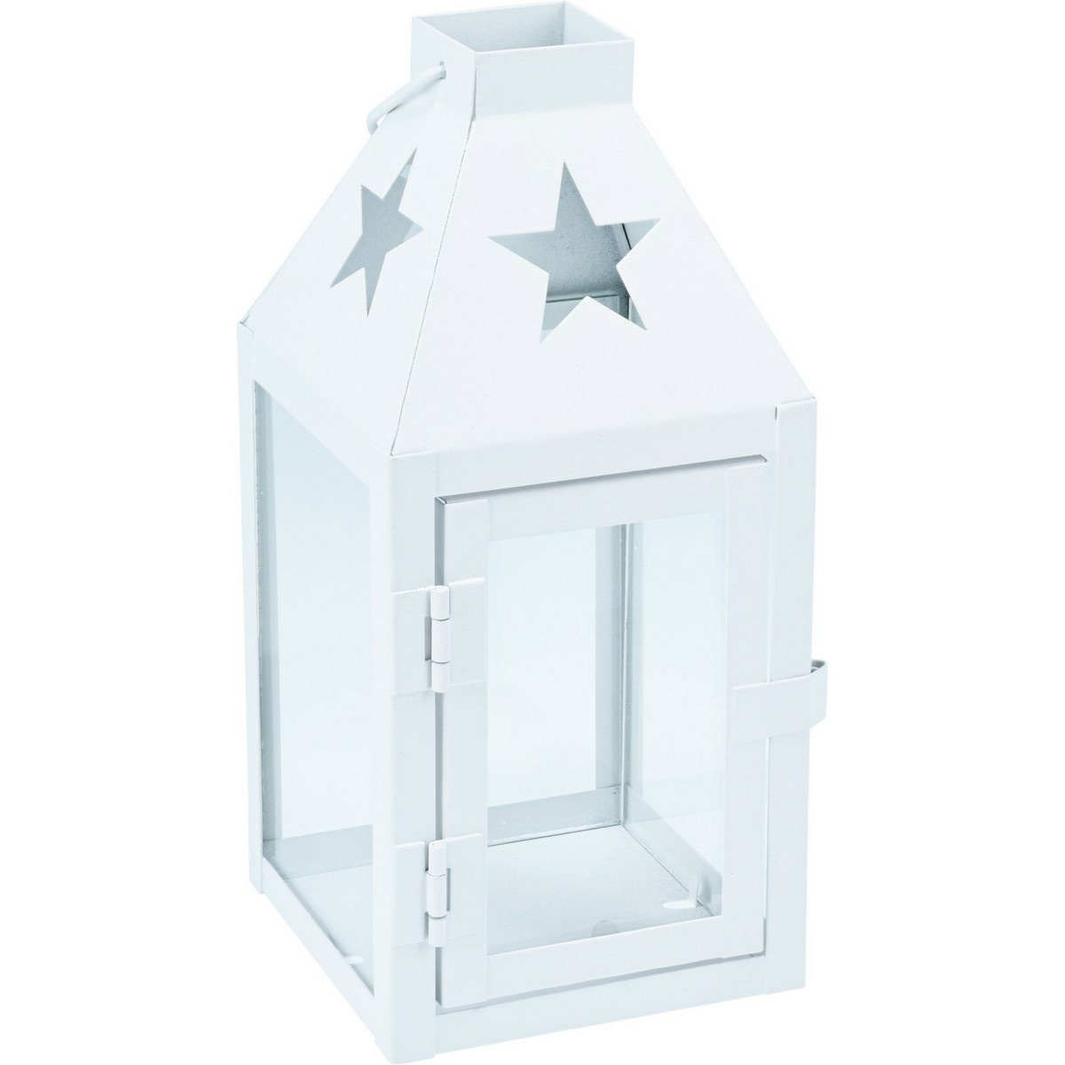 Kovový lampáš Hey star biela