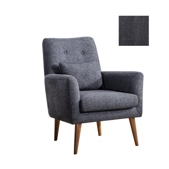 Kreslo Zeni Berjer Dark Grey