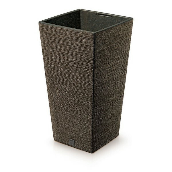 Kvetináč FURU SQUARE ECO WOOD s vložkou 24 c m
