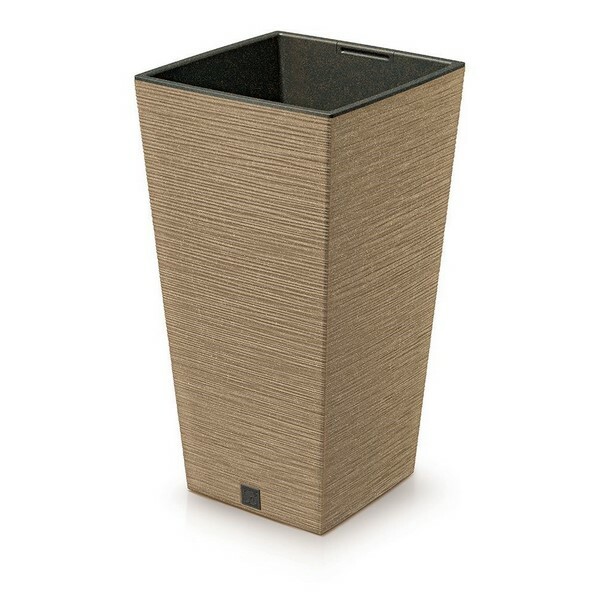 Kvetináč FURU SQUARE ECO WOOD s vložkou 30 c m