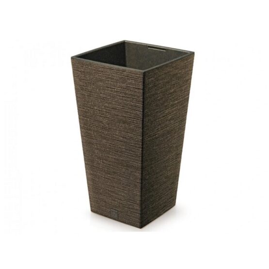 Kvetináč FURU SQUARE ECO WOOD s vložkou 30 c m