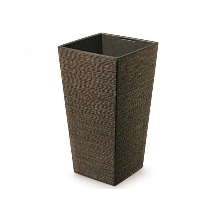Kvetináč FURU SQUARE ECO WOOD s vložkou 30 c m