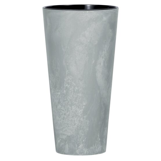 Kvetináč TUBUS SLIM BETON EFFECT s vložkou 25 cm